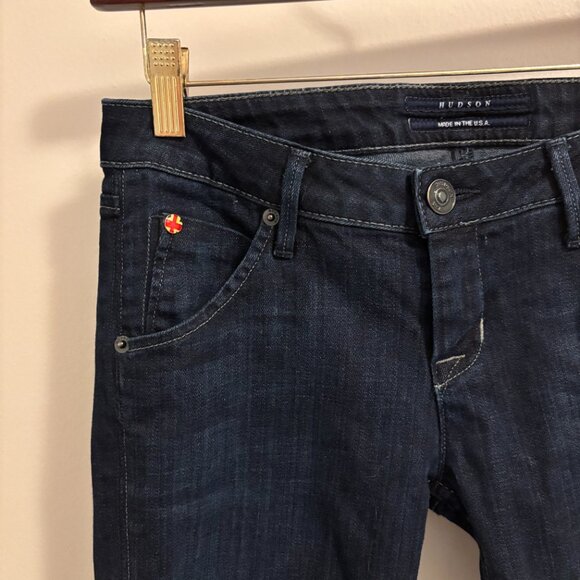 Hudson Skinny Jeans - Dark Indigo Wash Women's Size 26 - Picture 4 of 15